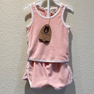 Rabbit & Bear- 100% Organic Cotton Tank & Shorts Set (6-9months) NWT
